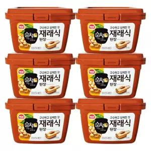 해표 순창궁 구수하고 담백한 맛 재래식 된장 500g X 6개