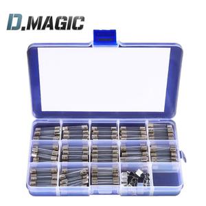 자동차 유리관 휴즈 6x30mm 유리 퓨즈 130PCS 세트