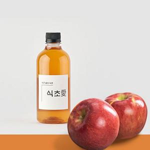 발효음료 자연 천연식초 몸에좋은음료 발효 수제 사과 식초 500ml 과일식초