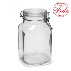 밀폐유리병 피도병 2000ml 투명 유리밀폐용기 과일청병 쨈병 양념 잡곡 이유식병 다용도