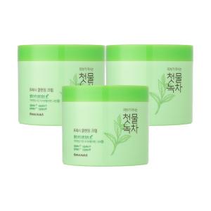 과일나라 첫물녹차 프레시 클렌징크림 300g  x 3개
