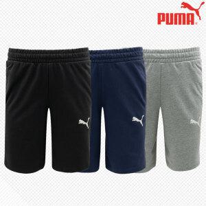 푸마 주머니 있는 면 반바지 캐쥬얼 코튼 바지