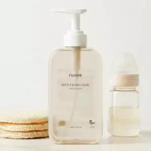 러베 비건 아기 젖병 세정제 주방세제 이유식기 세척 500ml 1+1 +gift. 미니 페이셜 핸드워시)