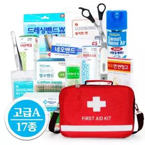 휴대용 구급가방 파우치 구급낭 구급함 구급상자 세트 대형 17종세트