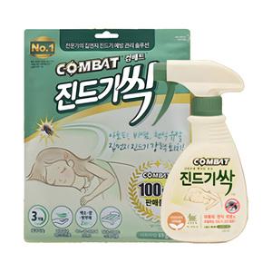 진드기싹 스프레이290ml 시트4개입 침대 소파 매트리스 카페트 벌레퇴치제