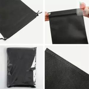 뽀뽀뽀스토어 부직포케이스 부직포 파우치 20p세트 30x39cm 블랙