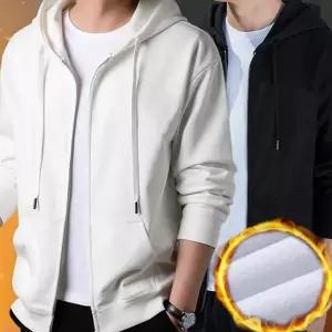데일리 남자 기모 후드 집업 공용 남녀공용 후드 집업 루즈핏