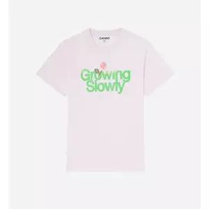 [스타필드 수원] 가니 베이직 코튼 저지 GROWING SLOWLY 반팔 티셔츠 A1050191 868