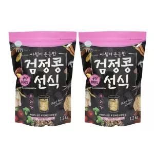 일일곡식 검정콩 선식 아침이 든든한 검정콩선식 1.2kg 2개