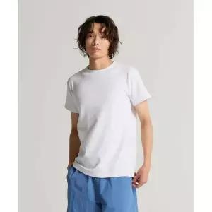 매장정품 CHAMPION C로고 머슬핏 스트레치 반팔 티셔츠 White CHPM252KATS008WH0 288821