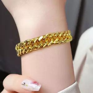 여성 18k 특수 압축 도금 팔찌 여자 쥬얼리 트루체인 14k 목걸이 귀걸이 반지