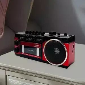 다기능 라디오 카세트 플레이어 3W AM/FM 공원 가정용 휴대용 음악 슬롯