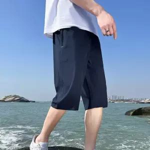 남자 시원한 여름 반바지 바지 냉감바지 아이스바지 쿨링 5부 6부 캐주얼 루즈핏 편한 바지