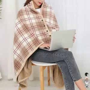극세사 똑딱이 망토 담요 LM-0251 극세사망토담요 극세사담요 입는담요