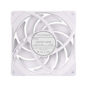 T30 PST 14CM PC 케이스 팬 S-FDB 유압 베어링 500-2000rpm 12V/4핀 PWM 96.19CFM 게이머 컴퓨터 섀시 냉