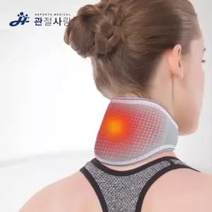 관절사랑 자가발열 넥가드 경추보호대 보온 자석