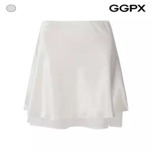 [GGPX]새틴 레이어드 미디 스커트 (GQ5SK026F)