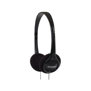 Koss KPH7 경량 휴대용 헤드폰, 블랙