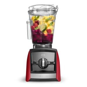 Vitamix A2500 어센션 시리즈 스마트 블렌더, 프로페셔널 등급, 64온스. 로우 프로파일 컨테이너, 빨간색(갱신)