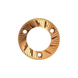 64mm 에스프레소 플랫 버 세트 티타늄 도금 커피 그라인더 버, ECM, DF64/DF64E, 라곰 P64, ODE, 안핌 카이마노, 그리고 매저 슈퍼 졸리 고성능 내구성 그라인딩 버를 만나보세요