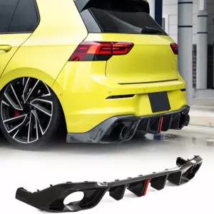 MK8 폭스바겐 골프 8 GTI 해치백 4도어 2021-2025 리어 범퍼 커버 하부 립 스포일러 밸런스 프로텍터 공장