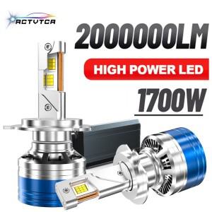 H7 LED 헤드라이트 2000000 LM 고전력 Canbus CSP H4 H1 H11 H9 H8 9005 HB3 9006 HB4 9012 자동차 전구 60