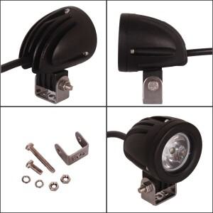 10W LED 작업등 12V 24V 2인치 자동차 램프 안개등 운전 헤드라이트