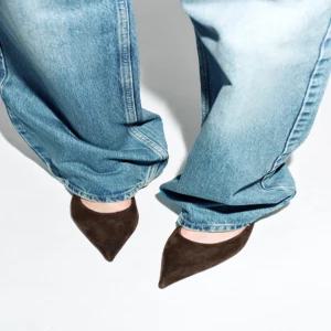 ZARA 스웨이드 뮬 - 브라운 2241/710/700