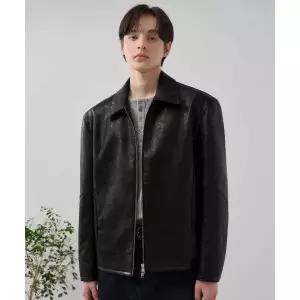 [국내백화점 매장정품] 드로우핏 DRAW FIT 리파인드 라인 레더 자켓 [BLACK] DFJK5101BK 103277