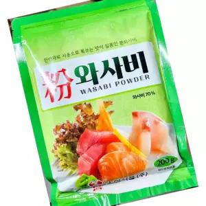 소연 와사비 분말 200g 40개 고추냉이가루 일식재료 양념류