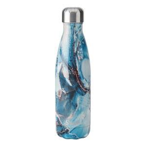 S'well 오리지널 물병, 오션 마블, 500ml - 진공 단열재로 음료를 차갑고 뜨겁게 유지 이동 중에도 BPA가 없는 스테인리스 스틸 수분 공급