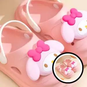 마이멜로디 어린이 샌들 어린이 샌들 마이멜로디 캐릭터 샌들 여름 신발 아동화 귀여운 샌들 바다용 샌들 실내화 경량 샌들 핑크 샌들