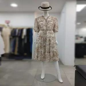 SI 세이브존04 헨리넥 버튼업 프린팅 원피스 SMO2125180BRP