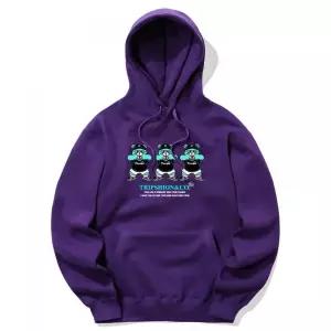 매장정품 TRIPSHION 트립션 MINT CANDY BEAR LOGO 후드티 - 퍼플 TRIP23HDPUR006 1578063