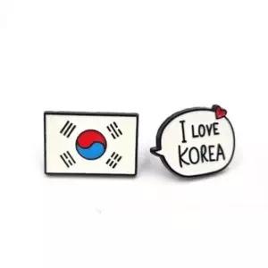 태극기 뱃지 국기 뱃지 캐주얼 장식 군용 기념 태극기뱃지 국기뱃지 군용뱃지 군인뱃지
