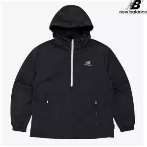 뉴발란스 NBNMD21013-BK 에센셜 아노락 공용 트레이닝 자켓 바람막이