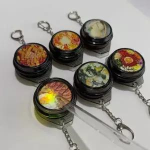 LED 뚝배기 음식 키캡 키링 1구 딸깍이 키보드 클리커