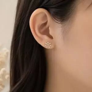 서지컬스틸 데이지 꽃 모티브 피어싱 귓바퀴 연골 포인트 귀걸이 1P 피어싱 서지컬피어싱