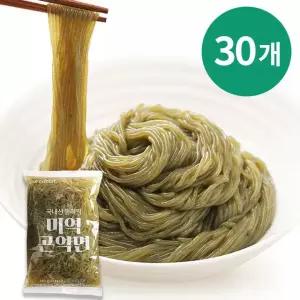 슬로우래빗 국내산 미역곤약면 180g 30개