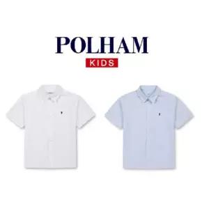 폴햄키즈 26!!!깔끔하게 입기 좋은 구김 적은 반팔 셔츠 (공용) 베이직 PKG2WC3010