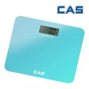 CAS 디지털 체중계(블루) 초슬림 자동전원 체 계 몸무게 측정 (W3FC3A5)