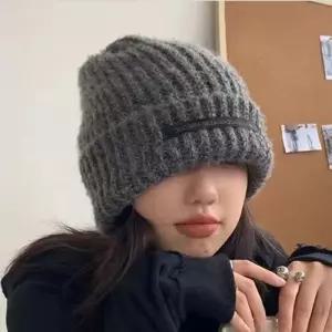 [룽스_65]방한모 패치 한파 겨울 방한 비니 모자