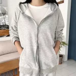 여자 후드집업 자켓 오버핏 가을 봄 데일리 원마일 여자헬스복 여자러닝복 (WCE7A37)