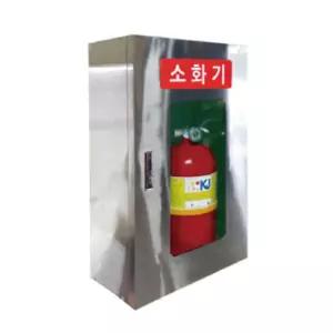 소화기함 1구 스텐 소화기보관함 투명창 잠금 골프장 공사장 거치대 받침대