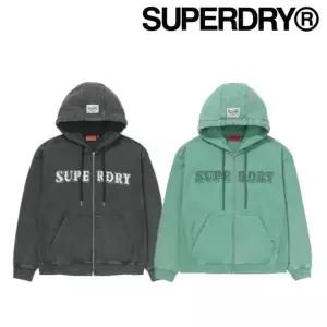 슈퍼드라이 워시드 2WAY 후드집업SDMMZAP40