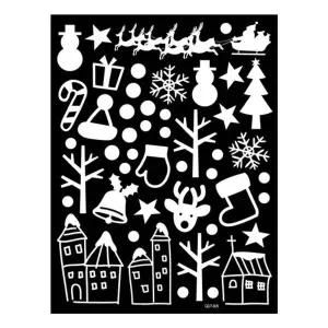 [셀러에이드]스티커 겨울X-MAS 산타여행 GDT-805X