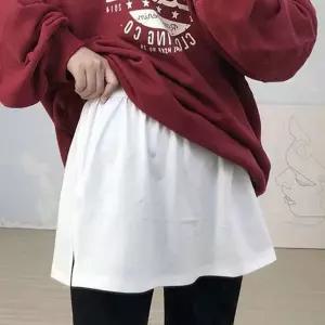[하프클럽/]밴딩 여성 레이어드 스커트 티셔츠 페이크 레이어드 스커트 치