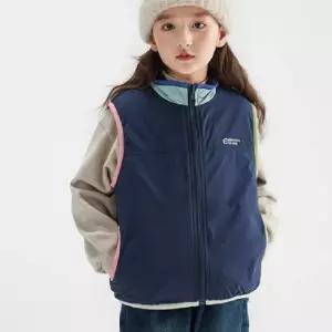 데일리리버시블조끼 키즈 유아동 뽀글이 플리스 방풍 양면 베스트