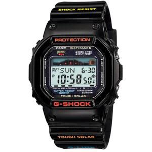 카시오 남성용 GWX-5600-1JF G-Shock G-Lide 터프 솔라 라디오 제어 시계 [일본 수입]