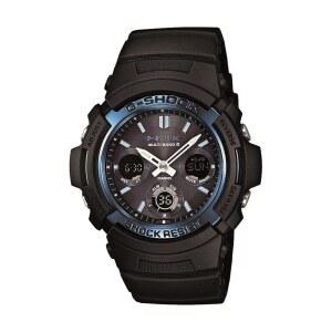 카시오 AWG-M100A-1ACR G-Shock AWGM100A-1A 남성용 터프 솔라 블랙 레진 스포츠 시계
